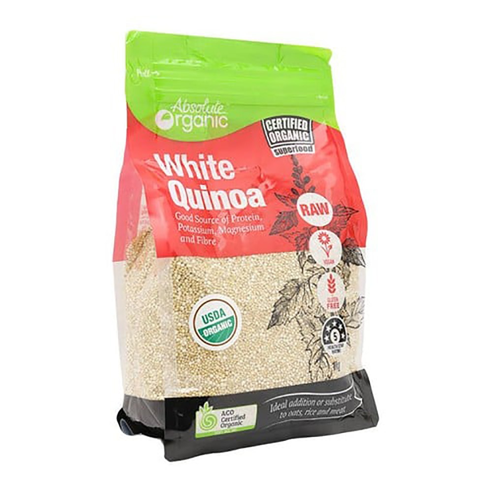 Hạt Quinoa – hạt diêm mạch Absolute Organic Úc 1kg
