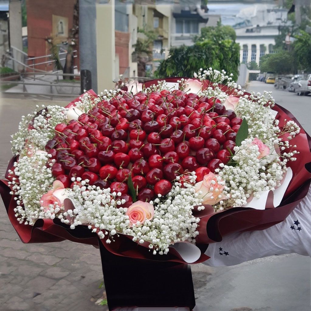 Bó hoa cherry B301