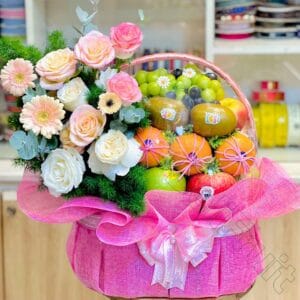 Giỏ Trái Cây Hoa Tươi GTH17