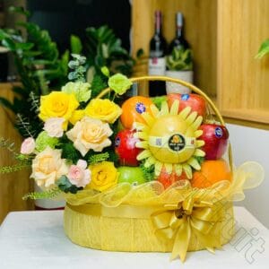 Giỏ Trái Cây Hoa Tươi GTH2