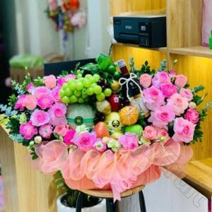 Giỏ Trái Cây Hoa Tươi GTH21