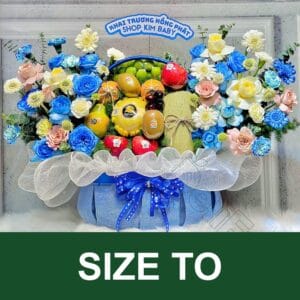 Giỏ Trái Cây Hoa Tươi GTH25