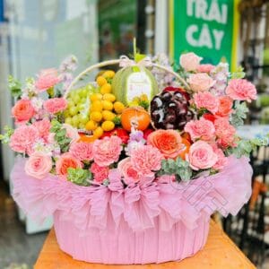 Giỏ Trái Cây Hoa Tươi GTH30