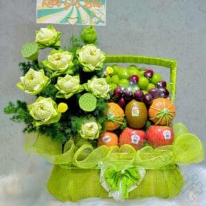 Giỏ Trái Cây Hoa Tươi GTH34