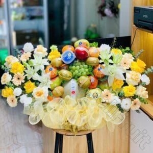 Giỏ Trái Cây Hoa Tươi GTH38