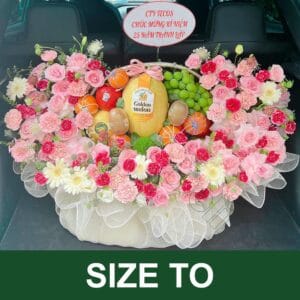 Giỏ Trái Cây Hoa Tươi GTH39