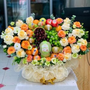 Giỏ Trái Cây Hoa Tươi GTH40