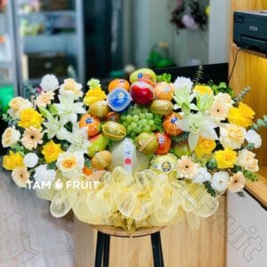 Giỏ Trái Cây Hoa Tươi GTH41