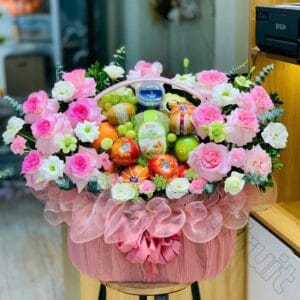 Giỏ Trái Cây Hoa Tươi GTH44