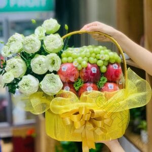 Giỏ Trái Cây Hoa Tươi GTH48