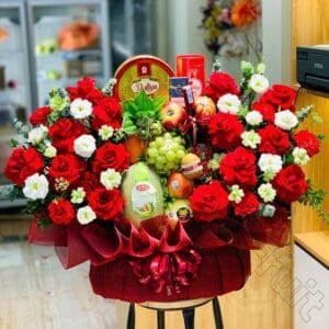 Giỏ Trái Cây Hoa Tươi GTH51