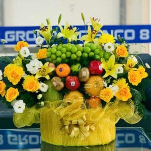 Giỏ Trái Cây Hoa Tươi GTH52