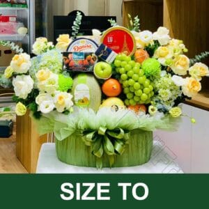 Giỏ Trái Cây Hoa Tươi GTH53