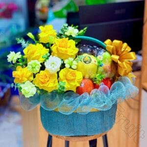 Giỏ Trái Cây Hoa Tươi GTH60