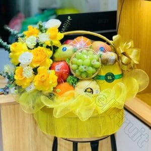 Giỏ Trái Cây Hoa Tươi GTH61
