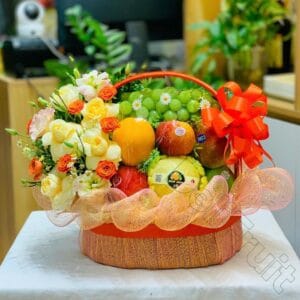 Giỏ Trái Cây Hoa Tươi GTH63