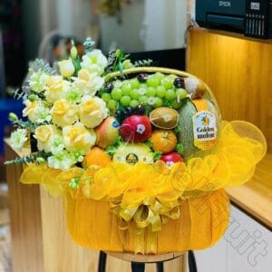 Giỏ Trái Cây Hoa Tươi GTH68