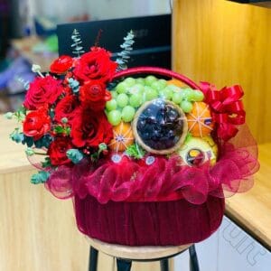 Giỏ Trái Cây Hoa Tươi GTH73