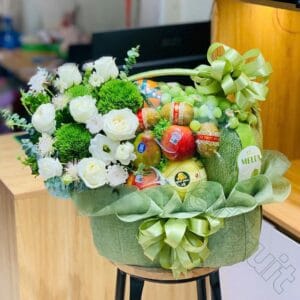Giỏ Trái Cây Hoa Tươi GTH80