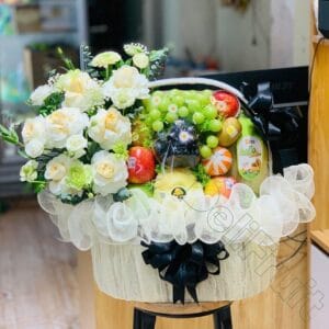 Giỏ Trái Cây Hoa Tươi GTH82