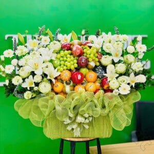 Giỏ Trái Cây Hoa Tươi GTH83