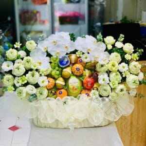 Giỏ Trái Cây Hoa Tươi GTH84