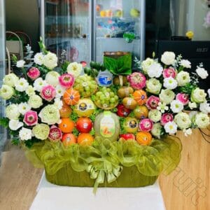 Giỏ Trái Cây Hoa Tươi GTH85